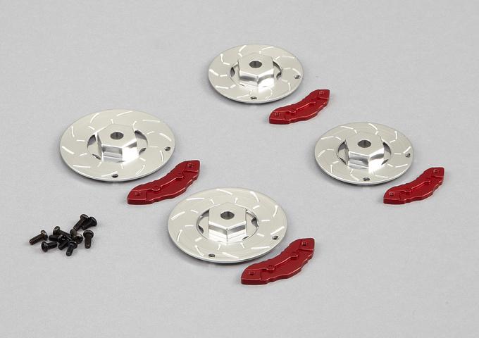 Caliper Brake Disc (CNC Aluminum) 2 Bigger & 2smaller